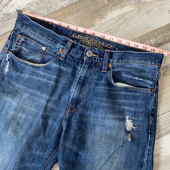 Men's American Eagle Distressed Loose Jeans 31x32 - Picture 2 of 8